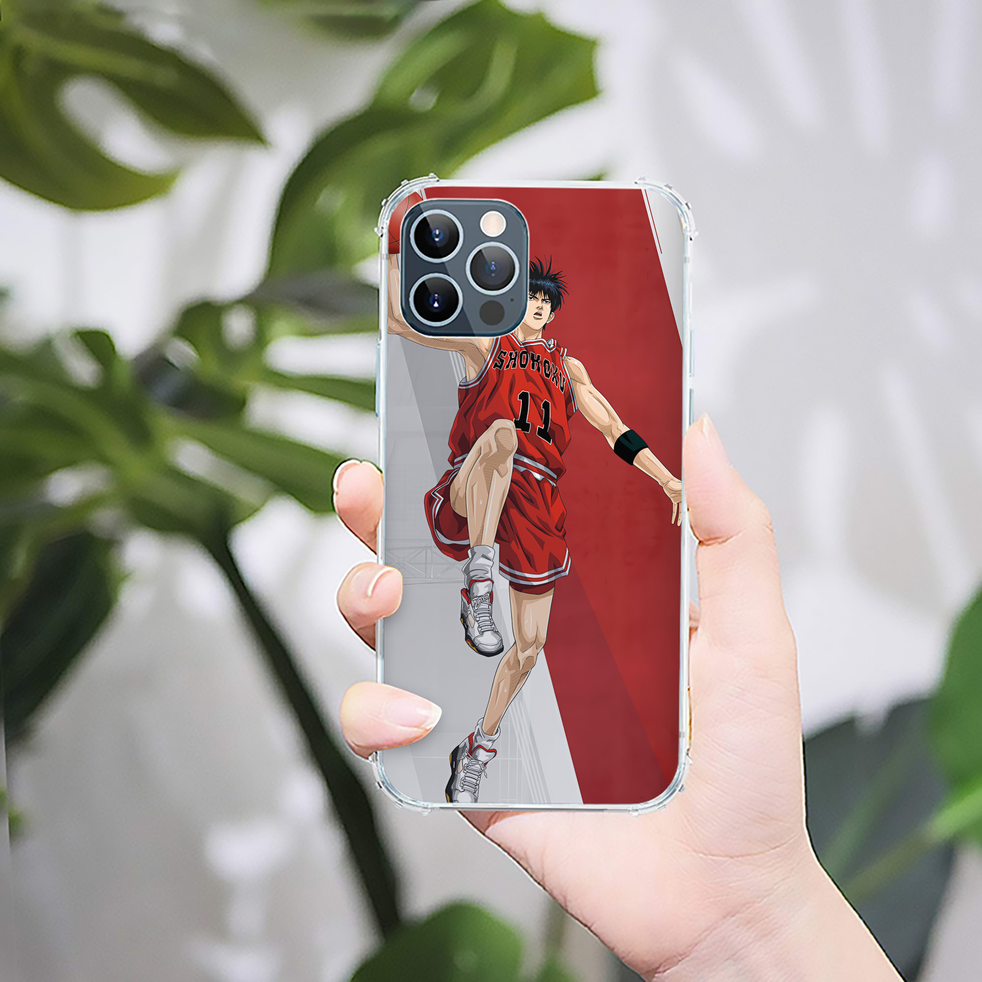 （画像用） SLAM DUNK／スラムダンク 【iPhone 12シリーズ対応】透明スマホケース（クリアソフトケース）